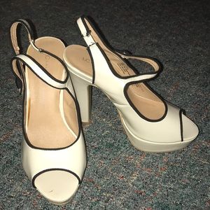 High heeled sandals size 7